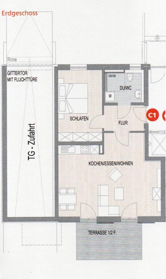 Antike&Modern Deluxe 2 mit Terrasse Lejlighed Leipheim Eksteriør billede